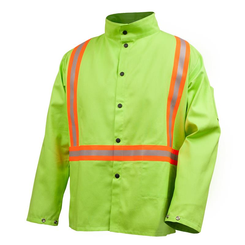 SAFETY WELDING JACKET CONTRASTING TRIM - Tagged Gloves